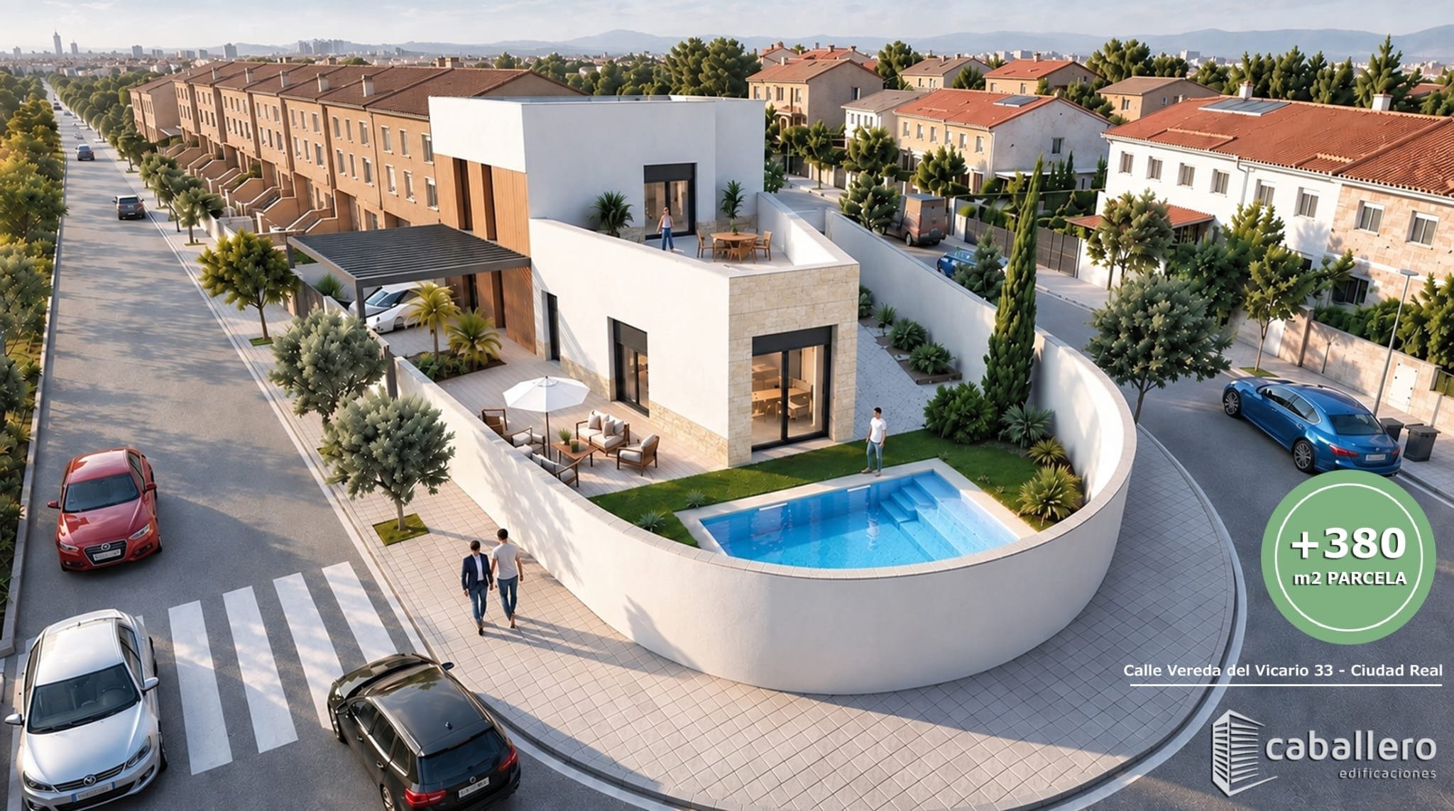 Render vivienda unifamiliar en Calle Vereda del Vicario 33, Ciudad Real